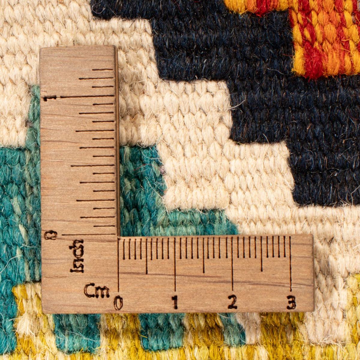 Kelim Teppich - Splash - 119 x 83 cm - mehrfarbig