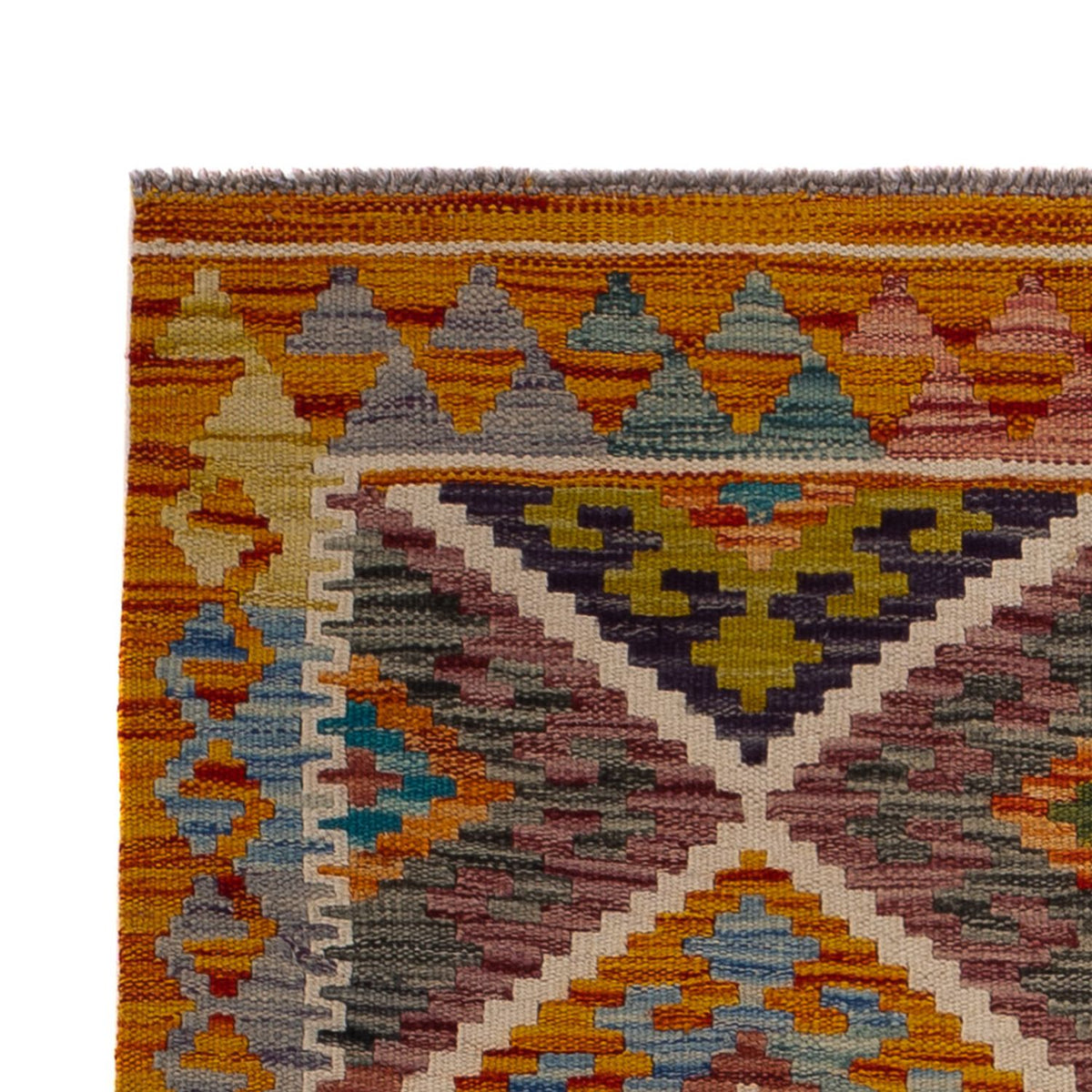 Kelim Teppich - Splash - 125 x 86 cm - mehrfarbig