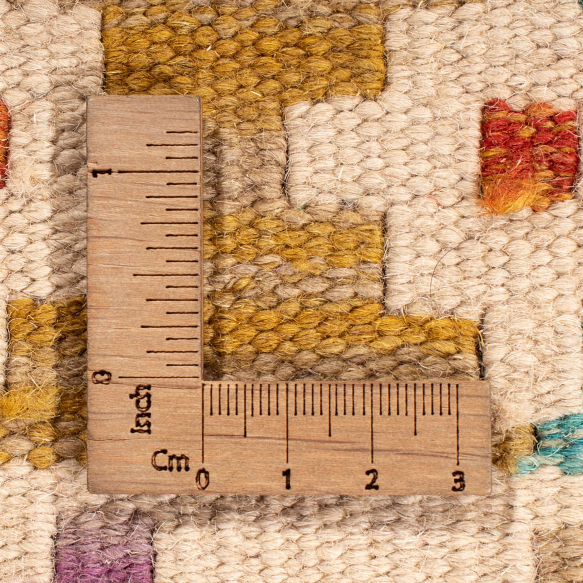 Kelim Teppich - Splash - 246 x 204 cm - mehrfarbig