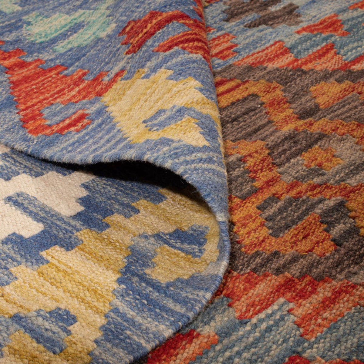 Kelim Teppich - Splash - 244 x 205 cm - mehrfarbig