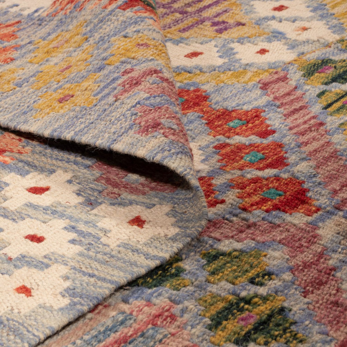 Kelim Teppich - Splash - 250 x 191 cm - mehrfarbig