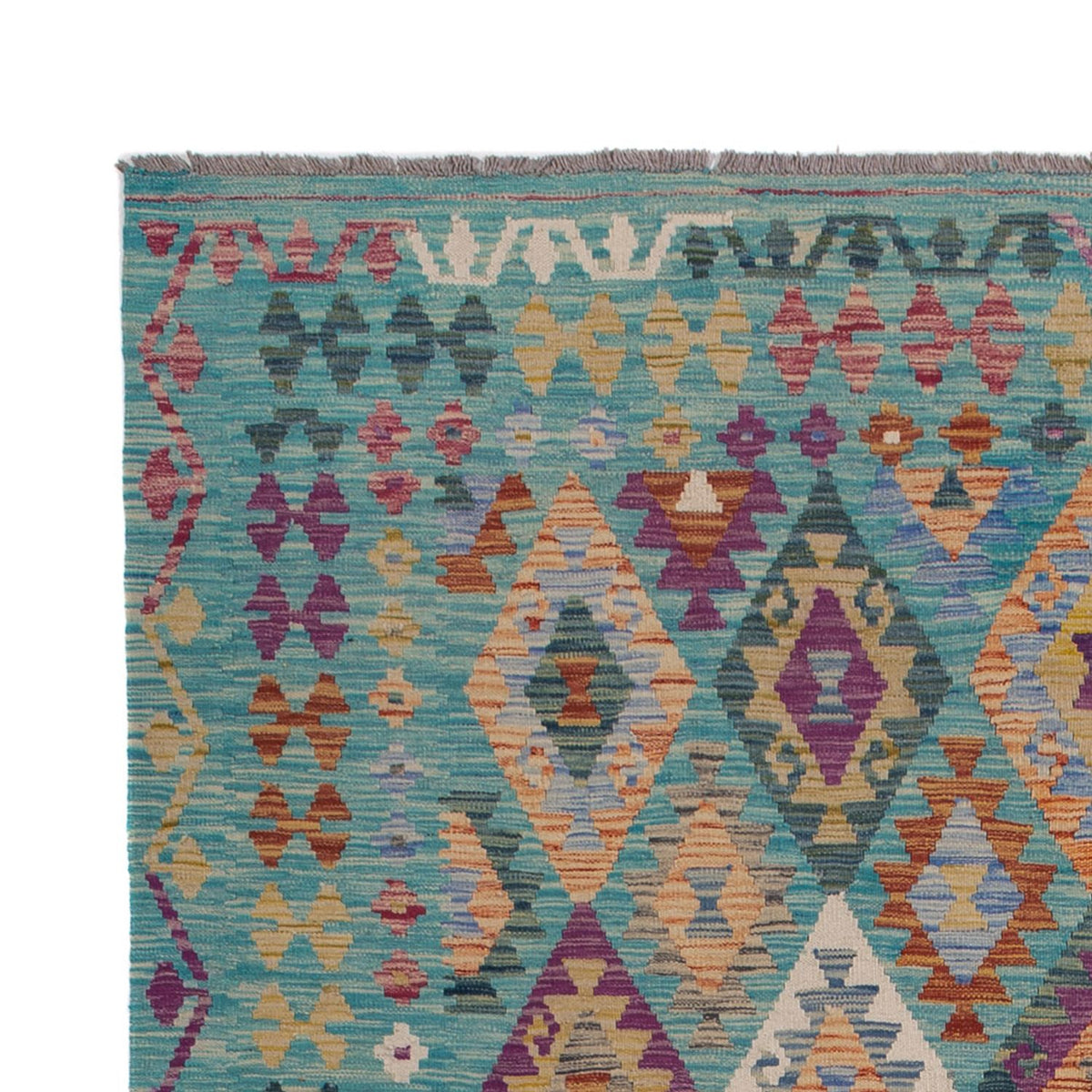 Kelim Teppich - Splash - 297 x 204 cm - mehrfarbig