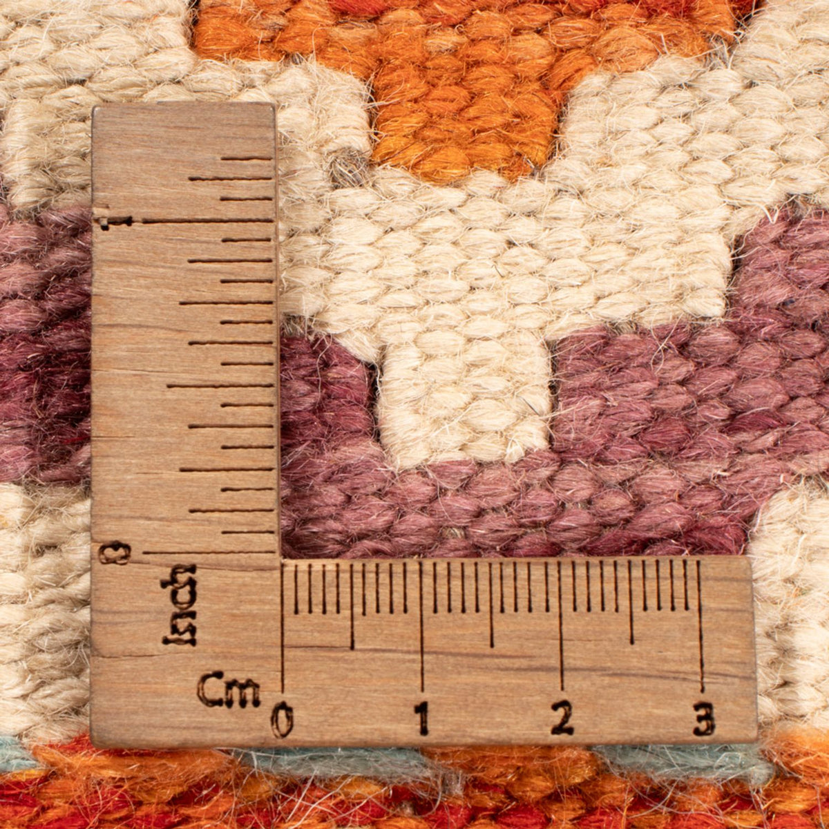 Kelim Teppich - Splash - 197 x 154 cm - mehrfarbig