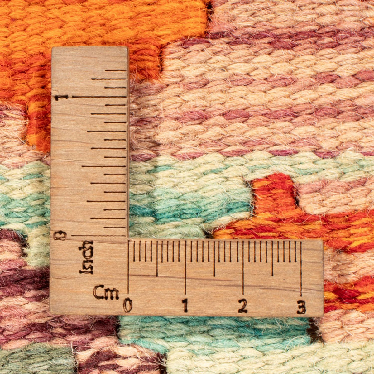 Läufer Kelim - Splash - 233 x 87 cm - mehrfarbig