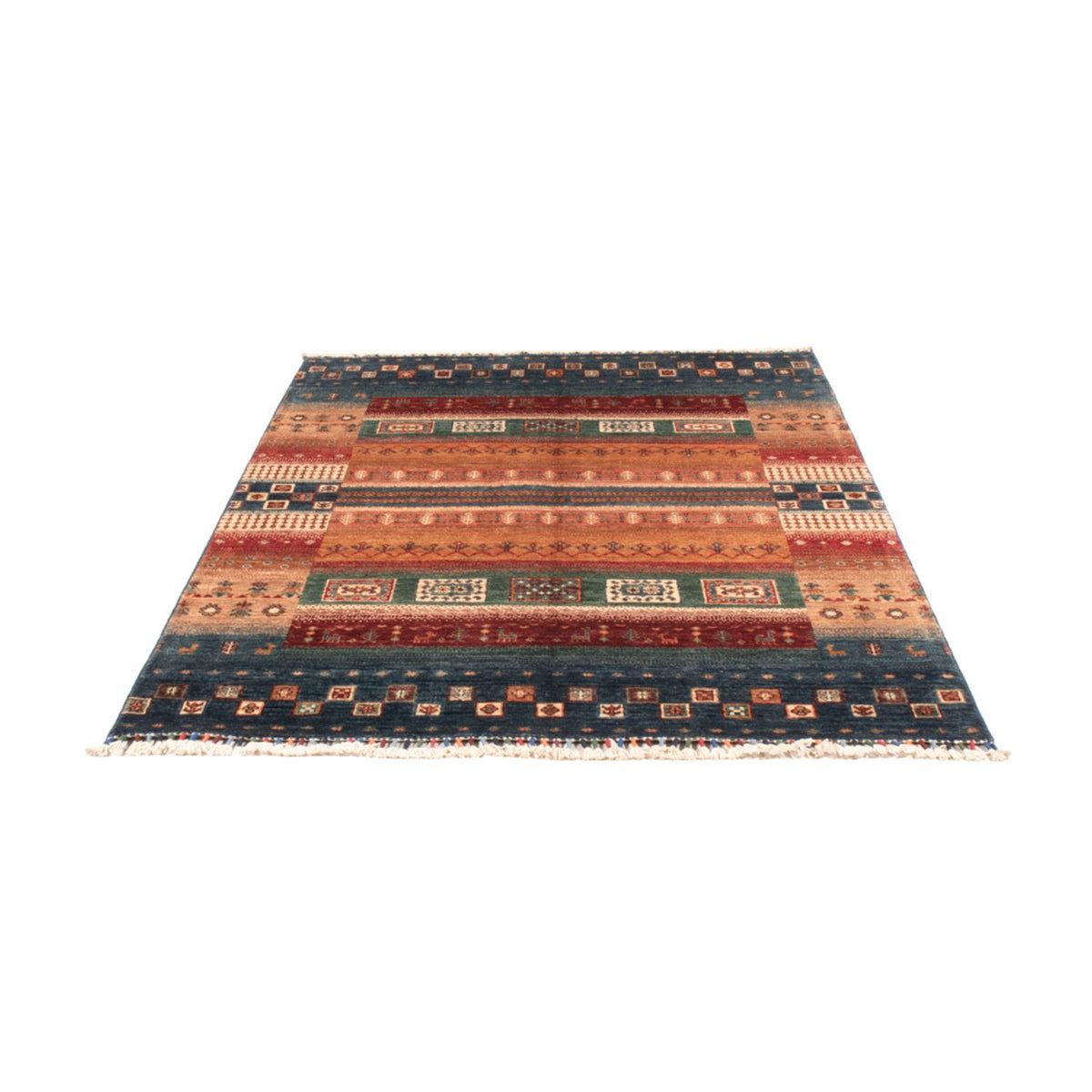 Gabbeh Teppich - Loribaft Perser - 183 x 131 cm - mehrfarbig