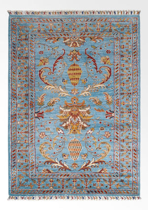 Ziegler Teppich - Ariana - 120 x 86 cm - blau