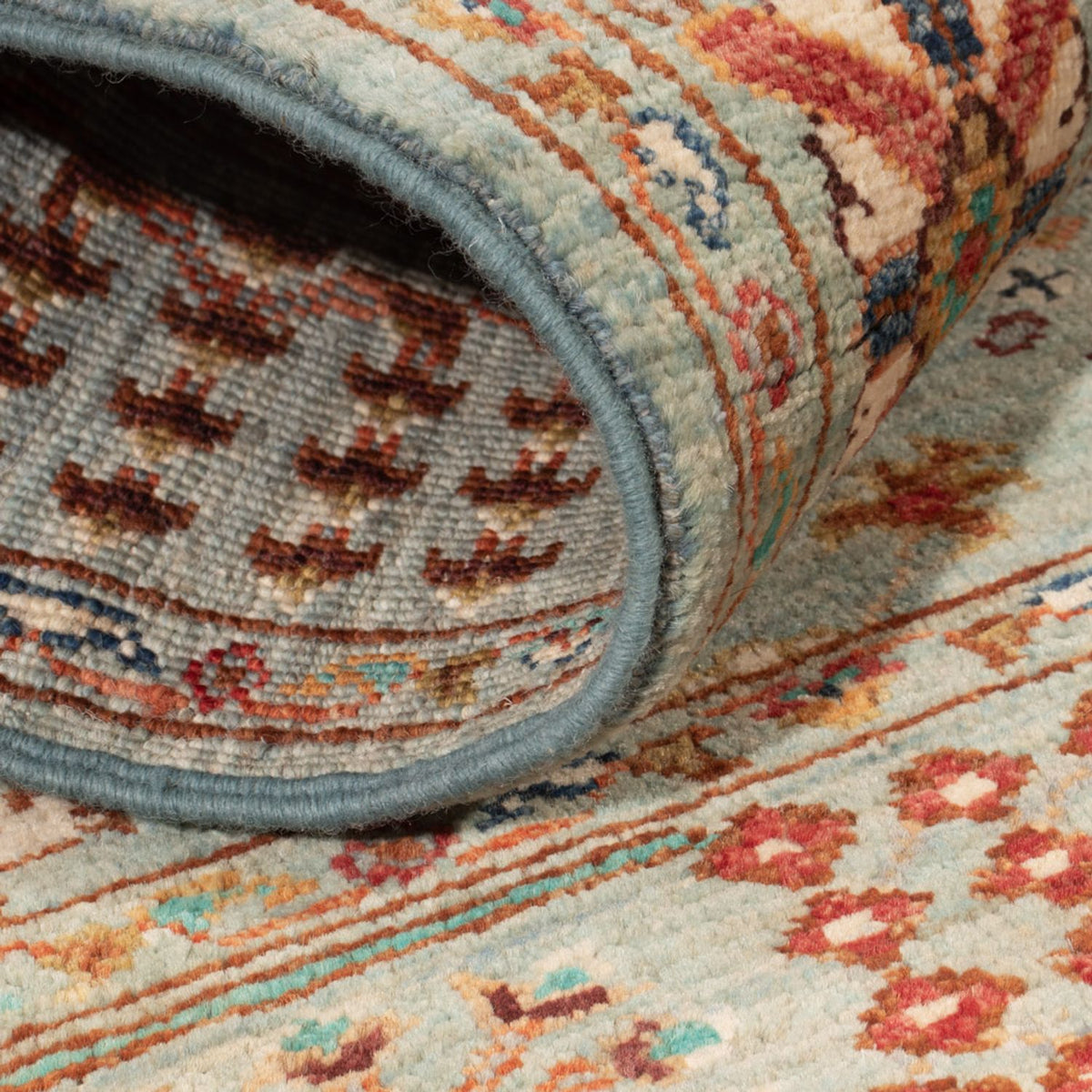 Ziegler Teppich - Ariana - 119 x 86 cm - hellblau