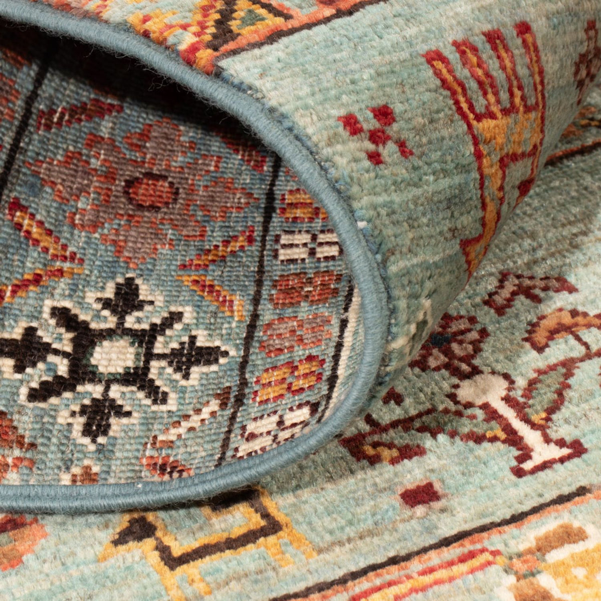 Ziegler Teppich - Ariana - 122 x 83 cm - hellblau