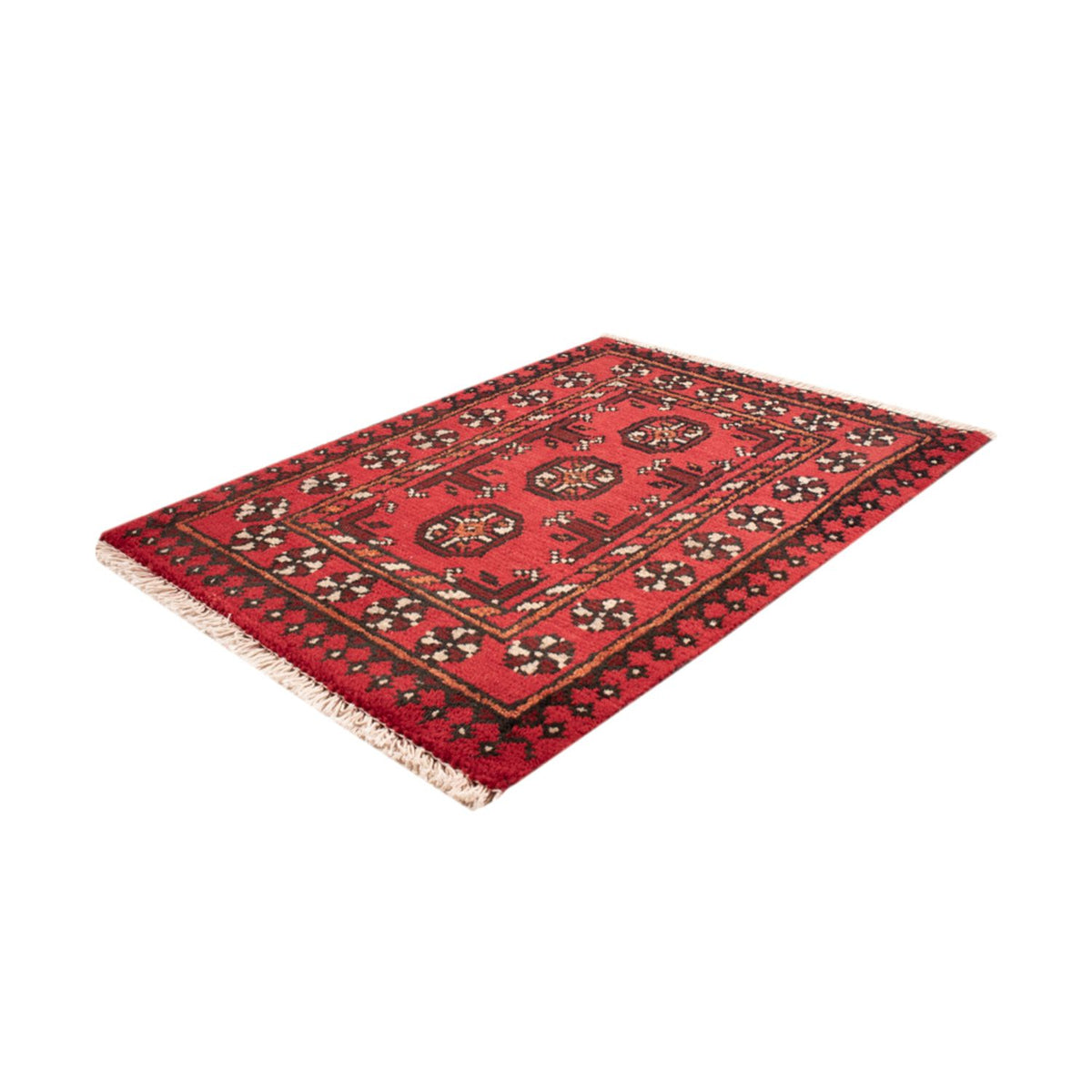 Afghan Teppich - Filpa - 65 x 51 cm - rot