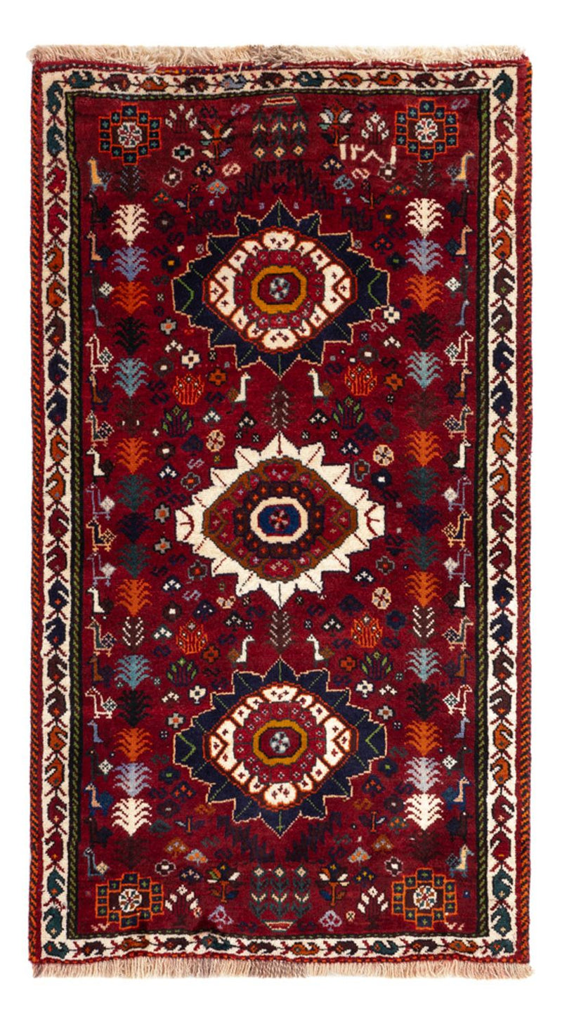 Perserteppich - Nomadic - 143 x 77 cm - dunkelrot