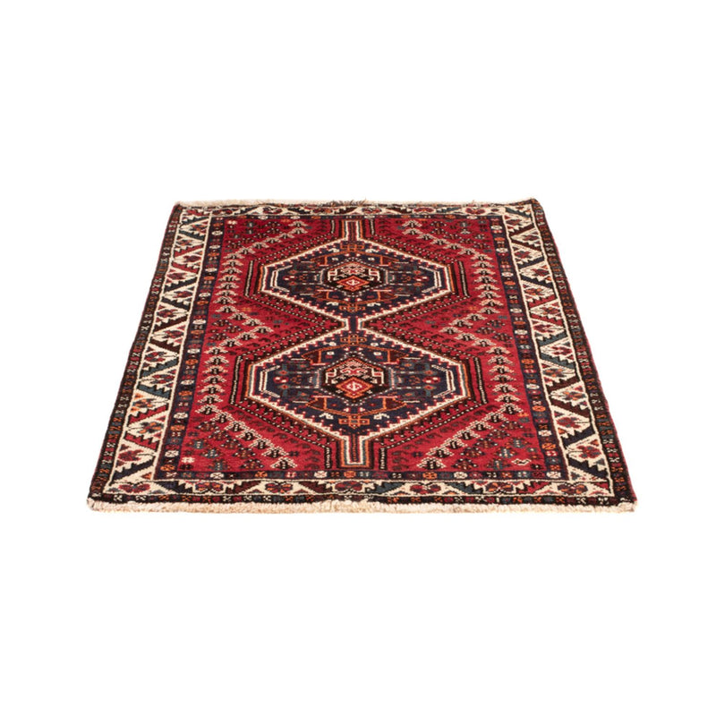 Perserteppich - Nomadic - 133 x 84 cm - dunkelrot