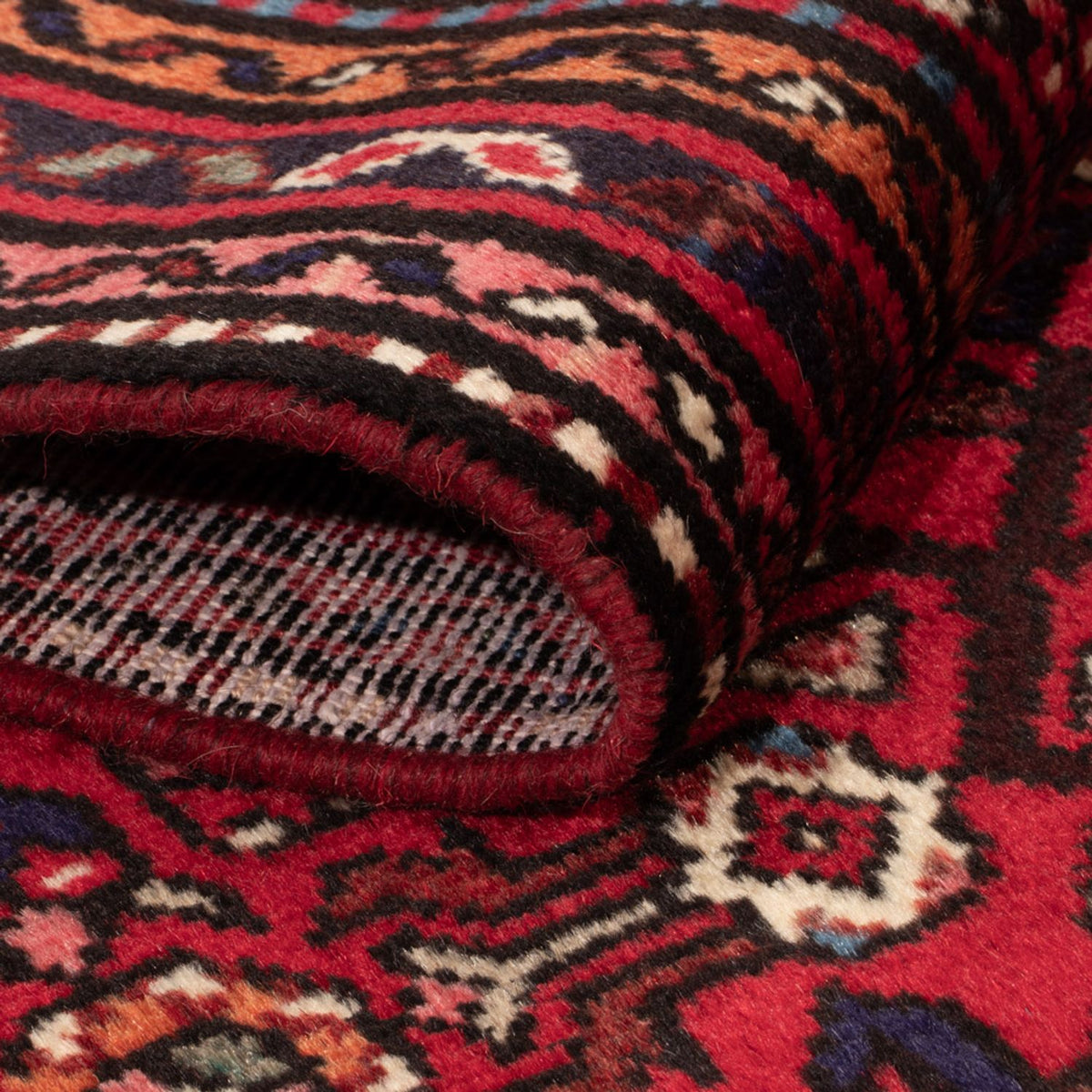 Ziegler Teppich - 139 x 65 cm - dunkelrot