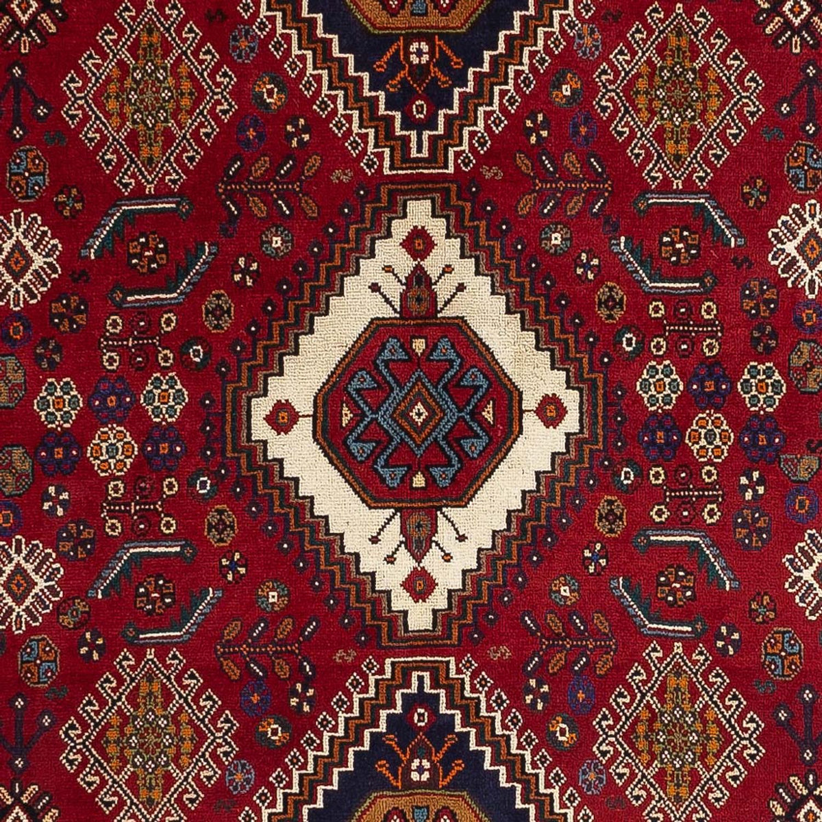 Perserteppich - Nomadic - 256 x 141 cm - dunkelrot
