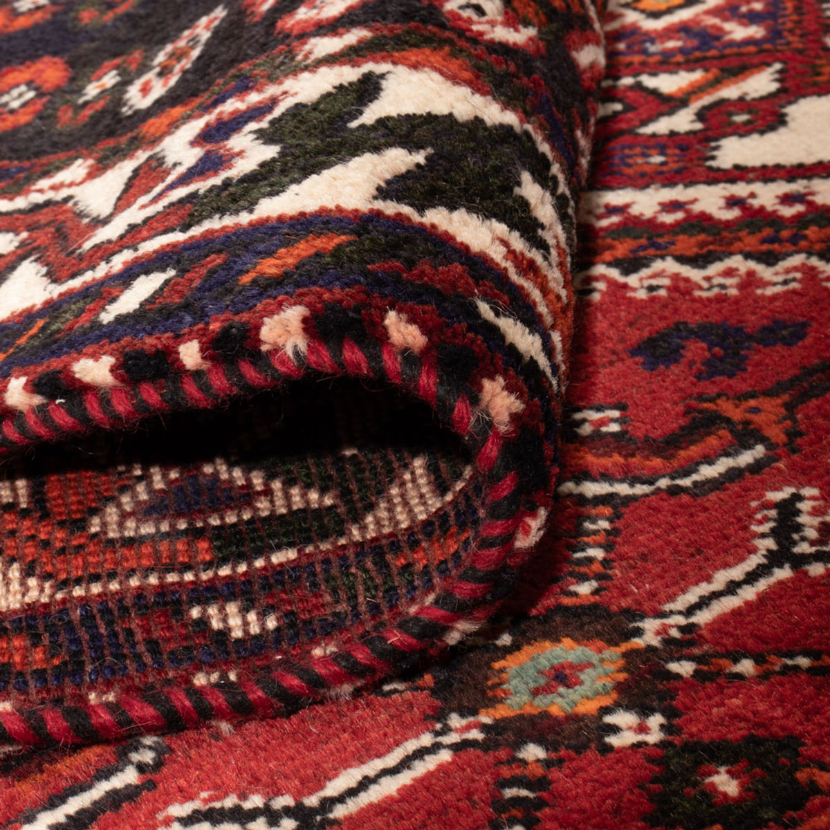 Perserteppich - Nomadic - 252 x 155 cm - dunkelrot