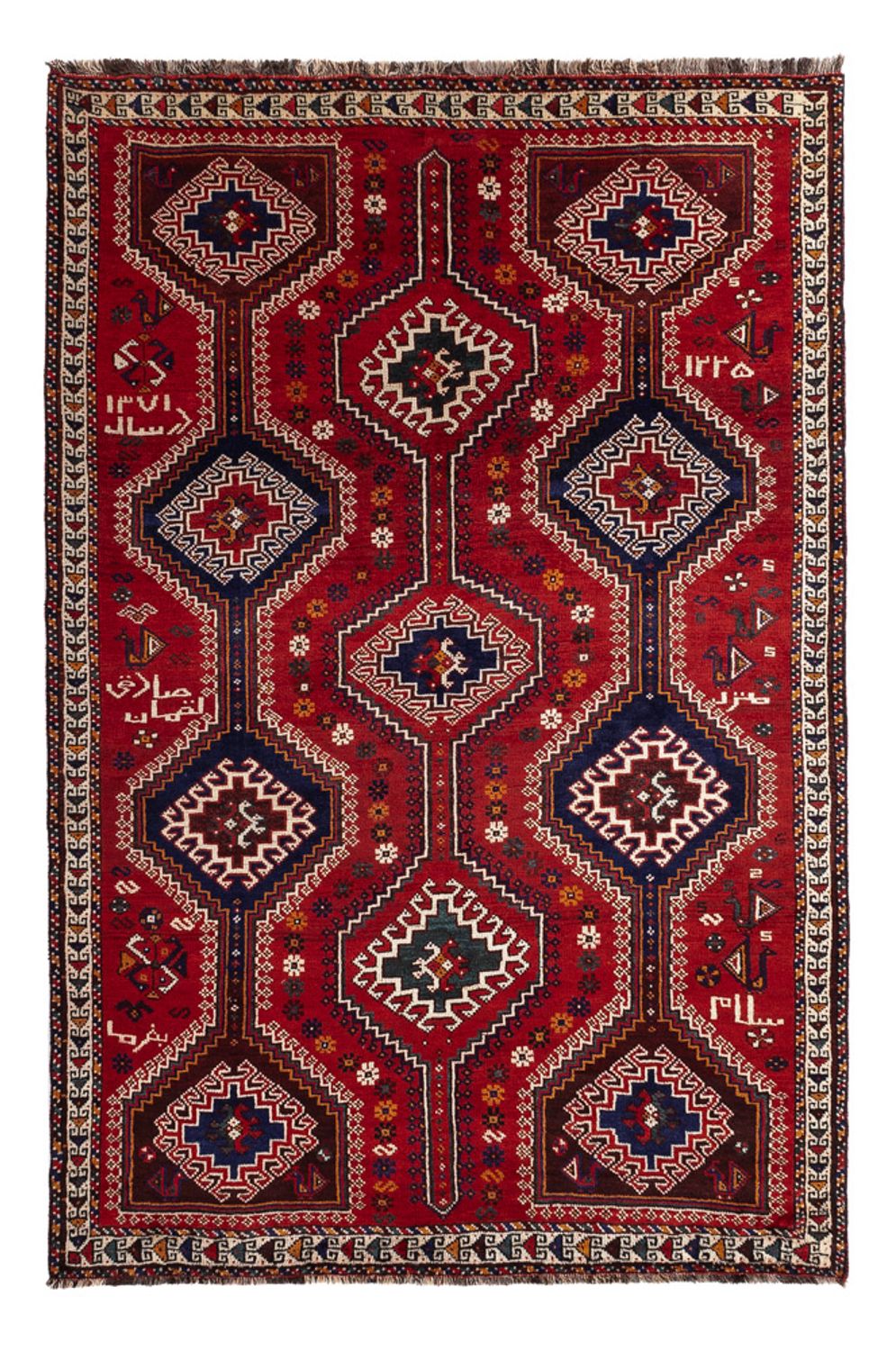 Perserteppich - Nomadic - 249 x 170 cm - rot