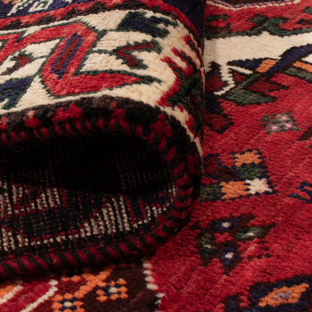 Perserteppich - Nomadic - 245 x 156 cm - rot