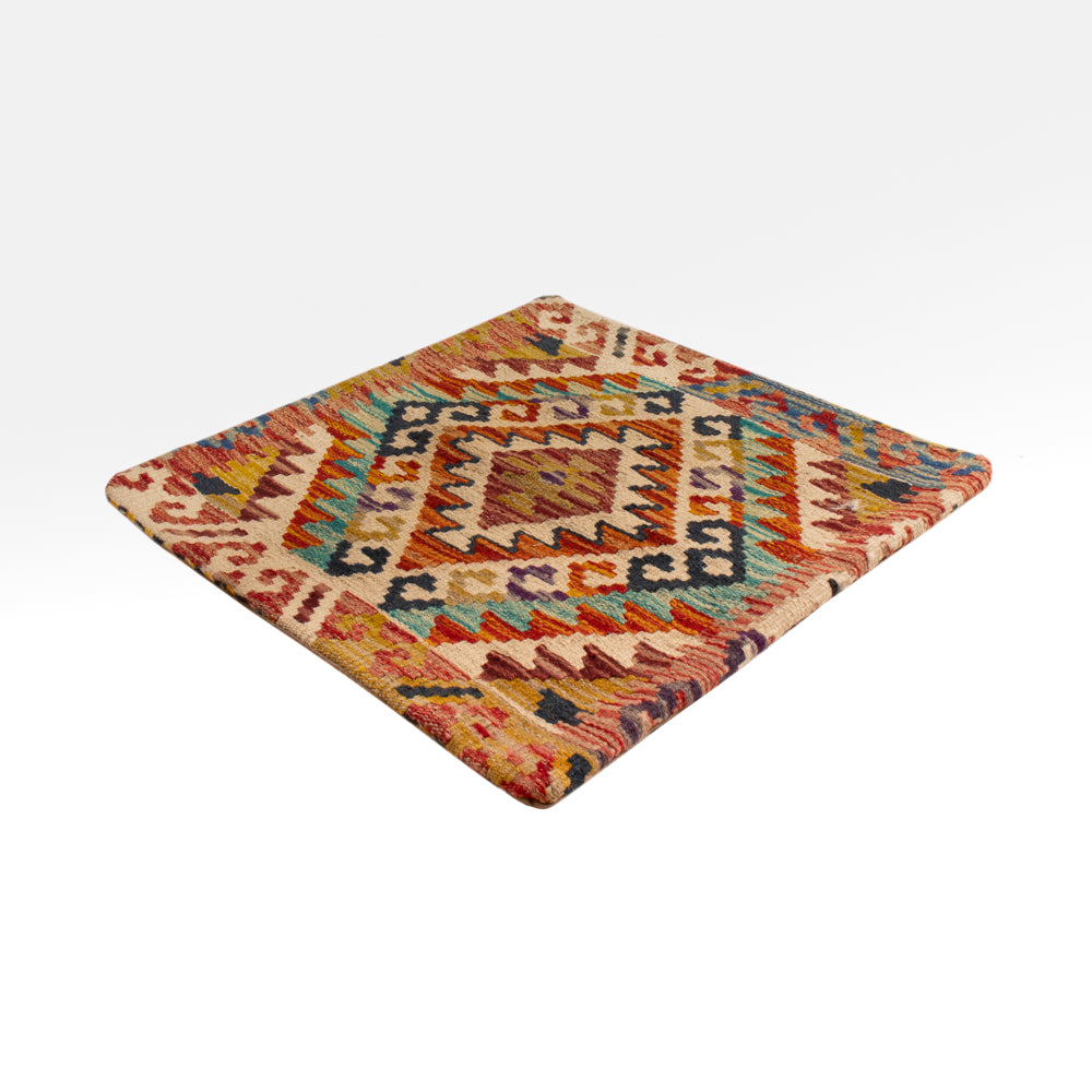 Kissen - Kelim befüllbar quadratisch  - 50 x 50 cm - mehrfarbig