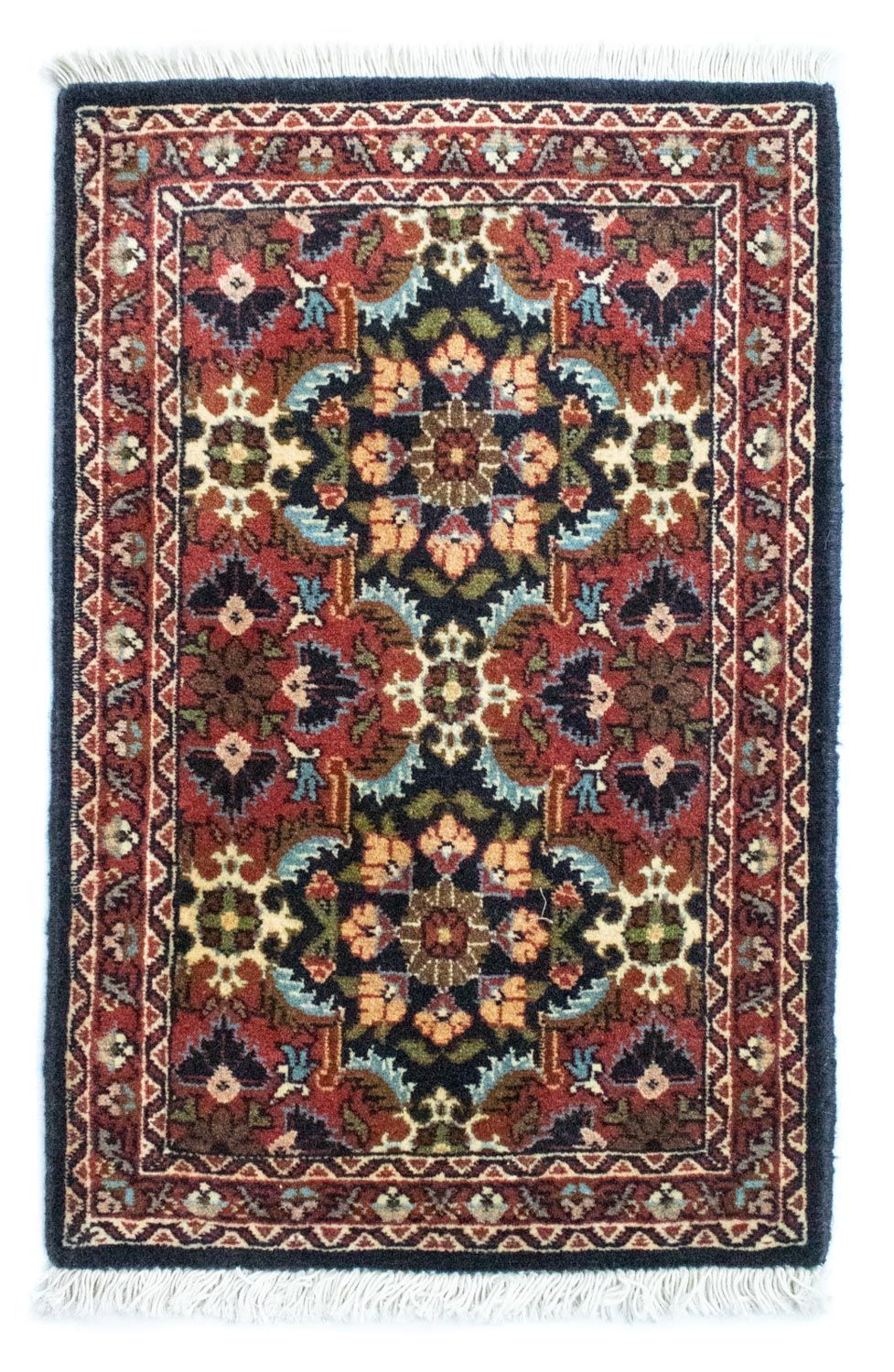Perserteppich - Bidjar 62 x 43 cm - blau
