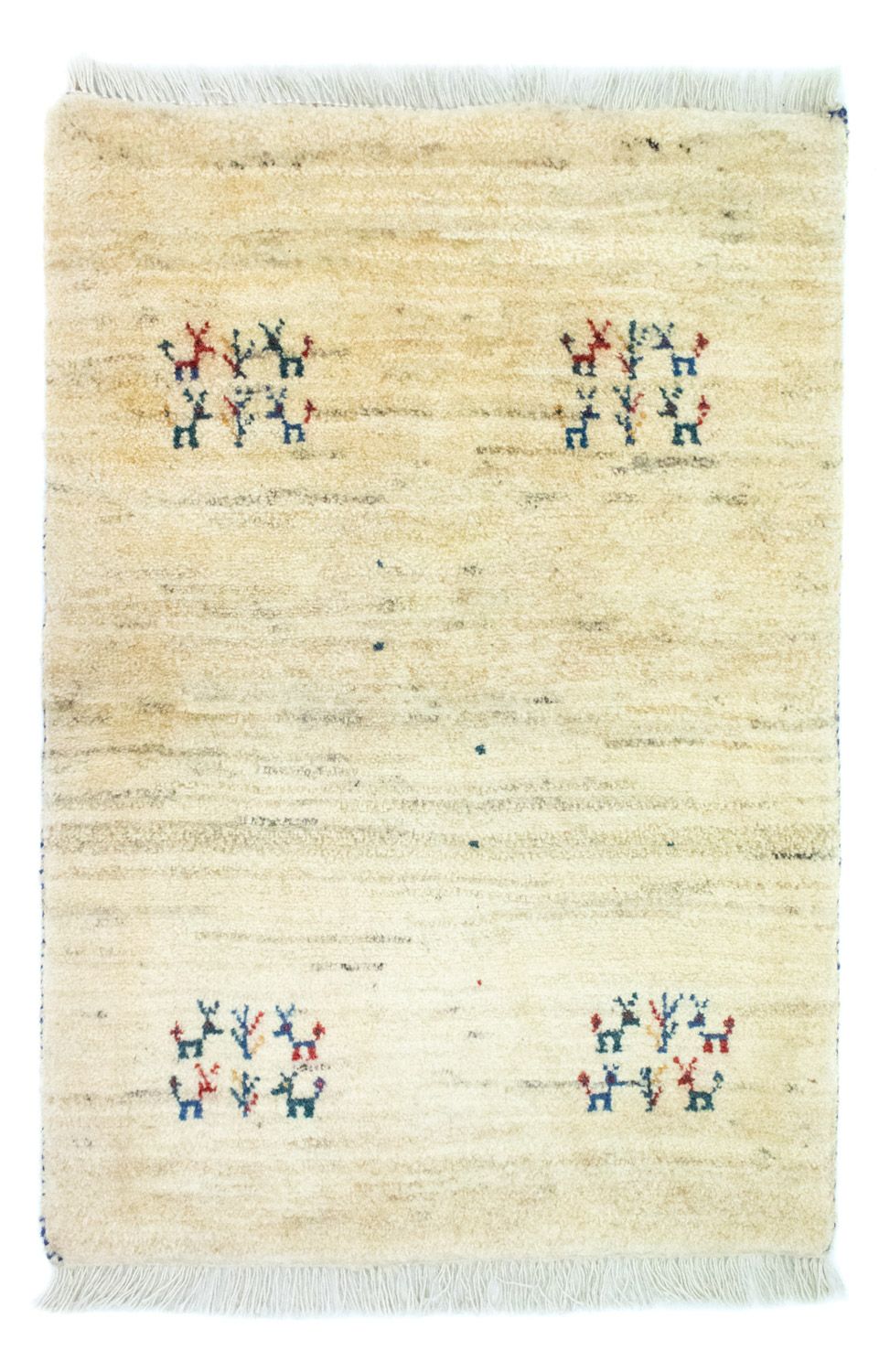 Gabbeh Teppich - Perser 94 x 64 cm - mehrfarbig