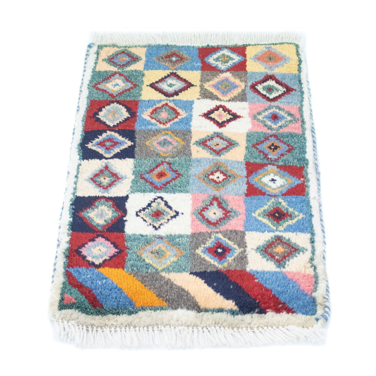 Gabbeh Teppich - Perser 60 x 40 cm - mehrfarbig