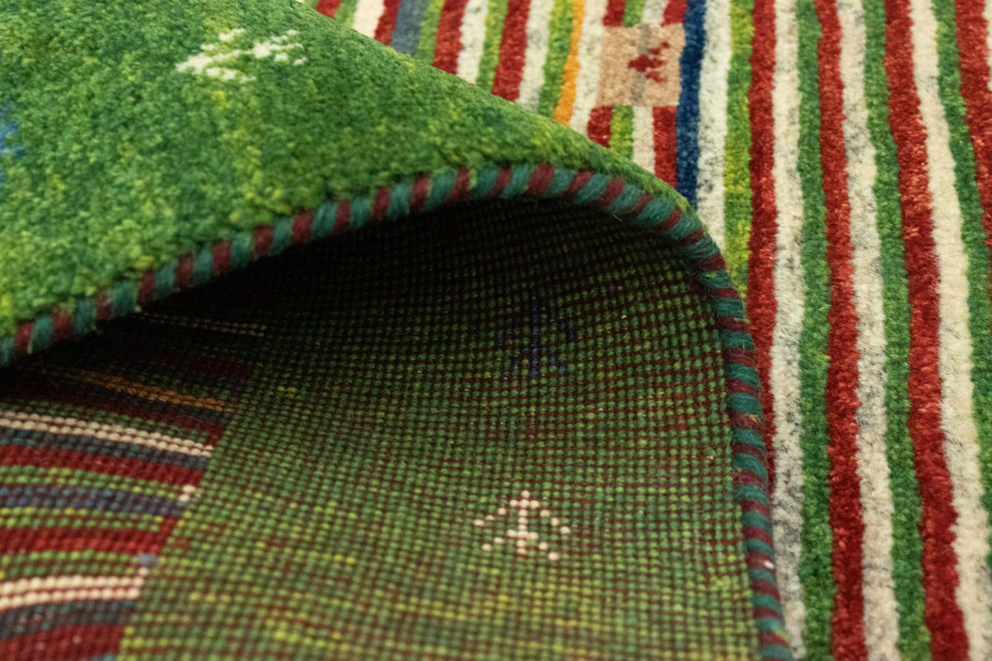 Gabbeh Teppich - Kaschkuli Perser 126 x 80 cm