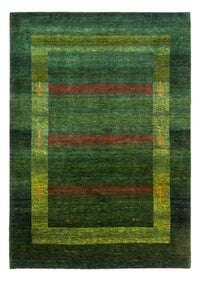 Gabbeh Teppich - Loribaft Perser - 245 x 175 cm - grün