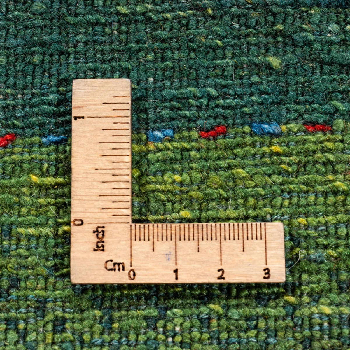 Gabbeh Teppich - Loribaft Perser - 245 x 175 cm - grün