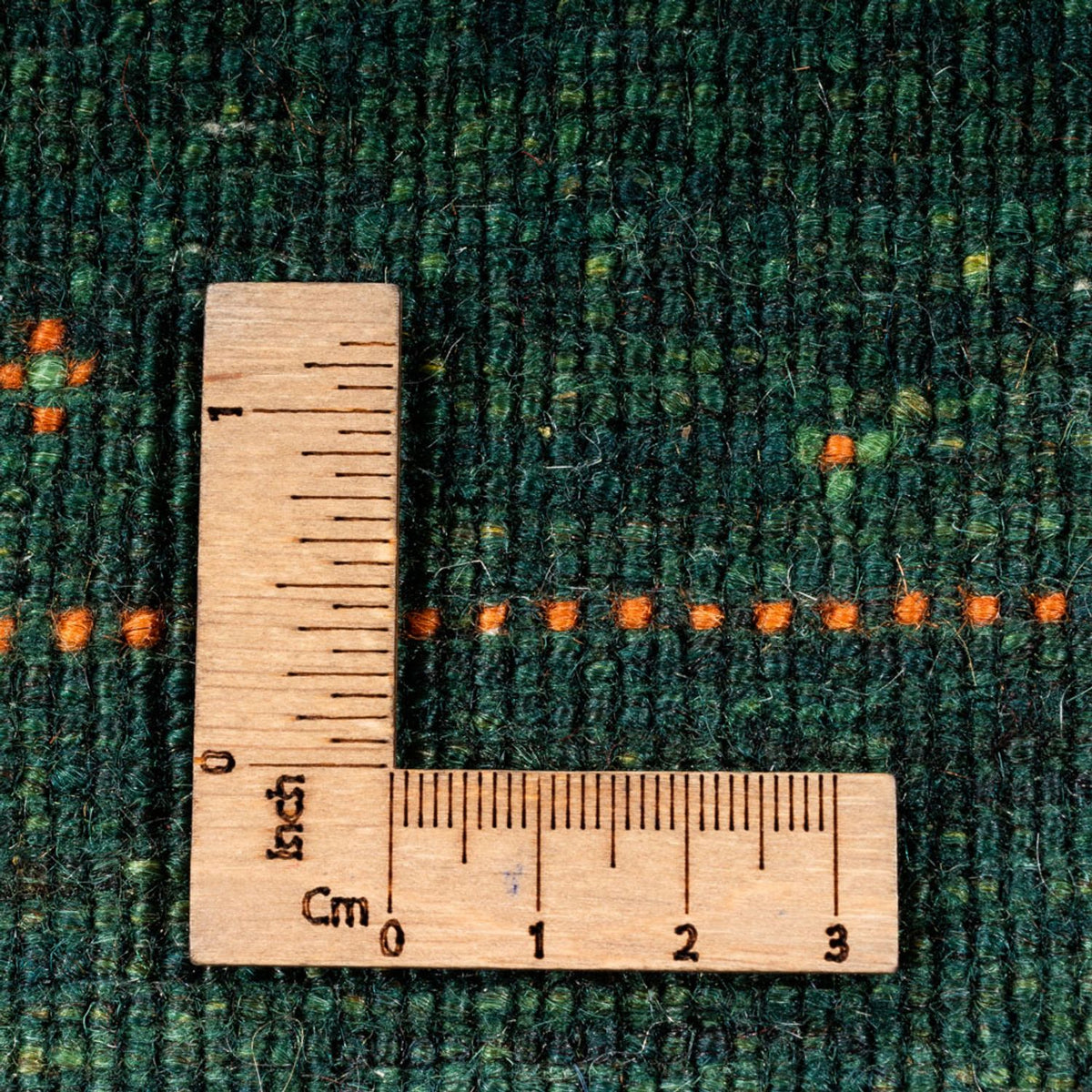 Gabbeh Teppich - Loribaft Perser - 170 x 110 cm - grün