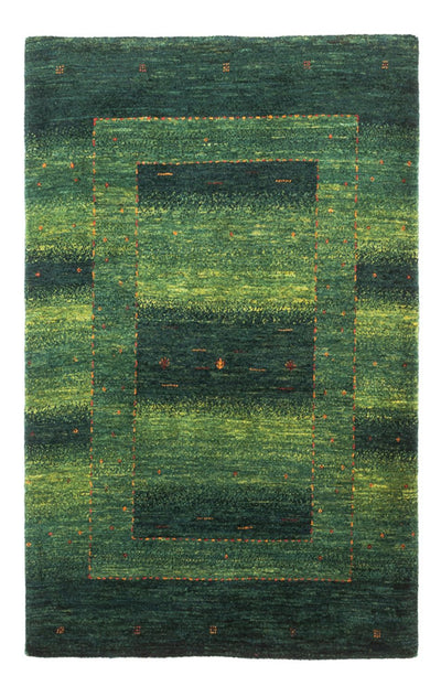 Loribaft Teppich Perser 85x134cm - Orientteppich - grün