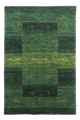 Gabbeh Teppich - Loribaft Perser - 120 x 79 cm - grün