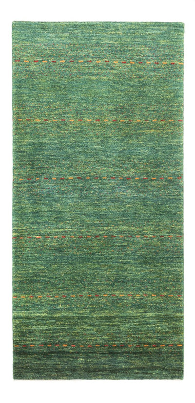 Loribaft Teppich Perser 70x140cm - Orientteppich - grün
