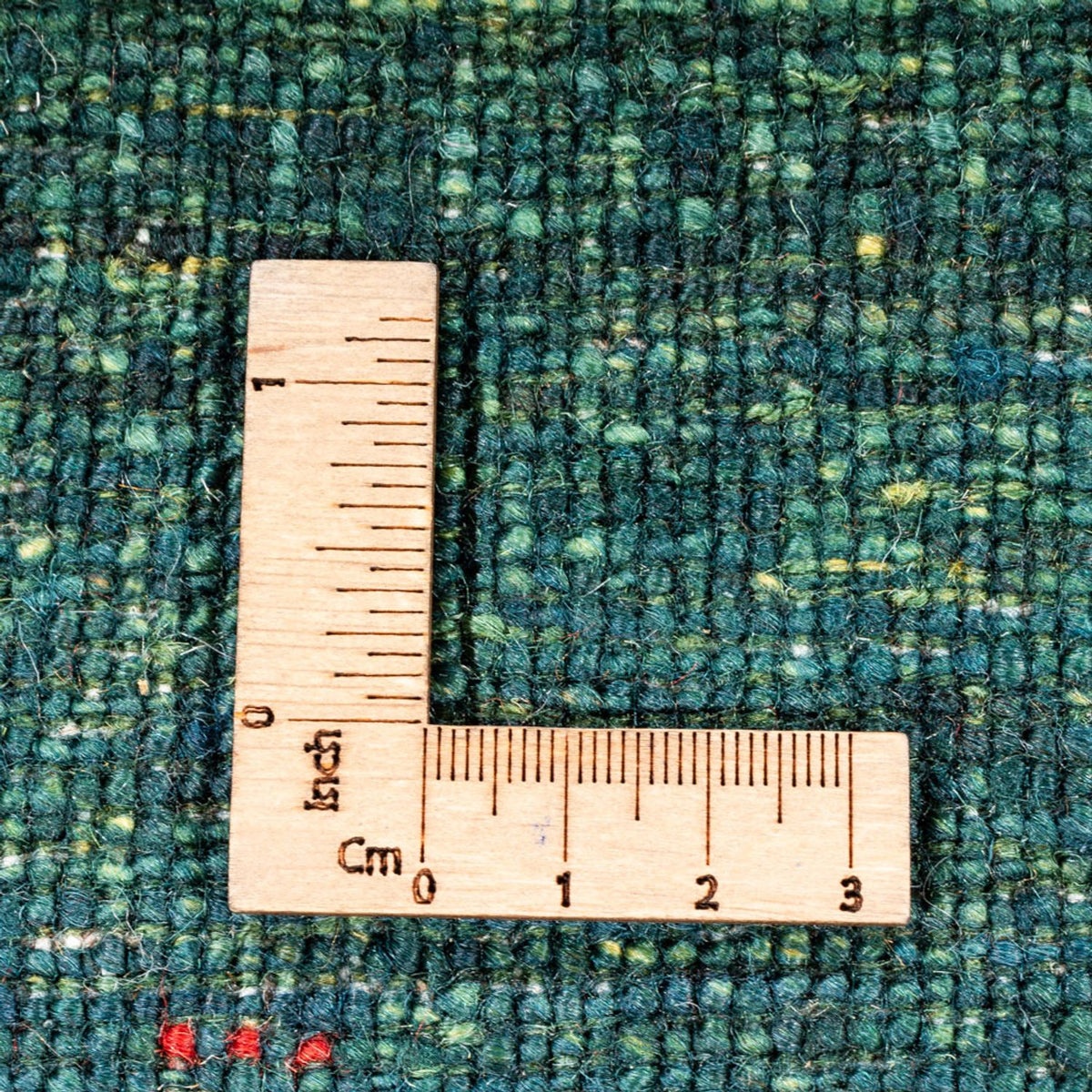 Gabbeh Teppich - Loribaft Perser - 125 x 82 cm - grün