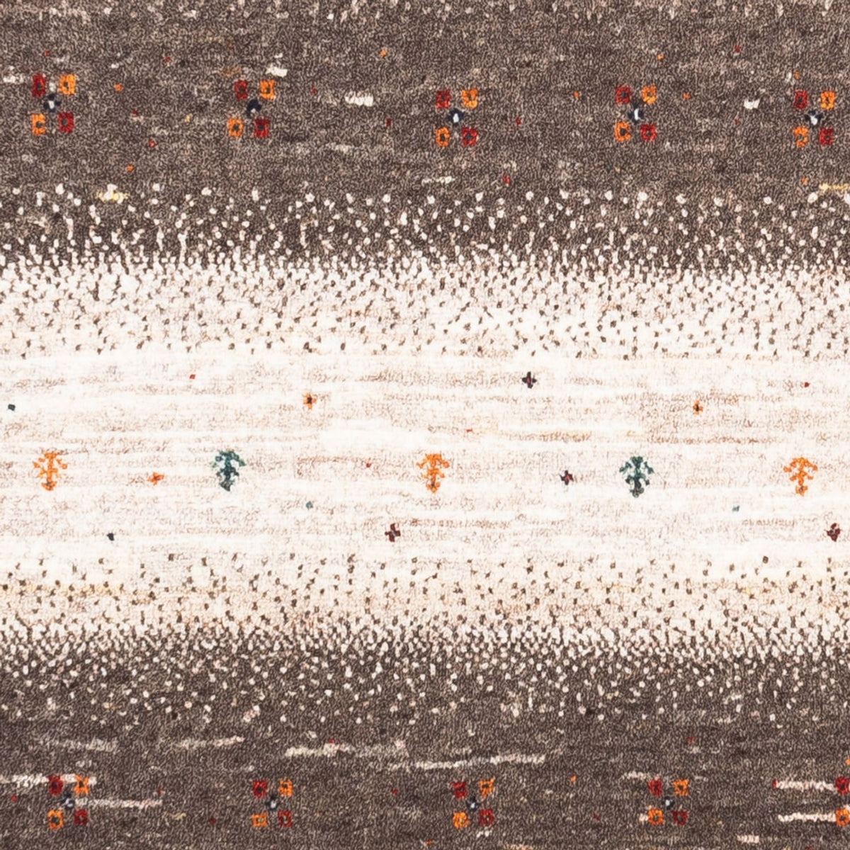 Gabbeh Teppich - Loribaft Perser - 127 x 82 cm - grau