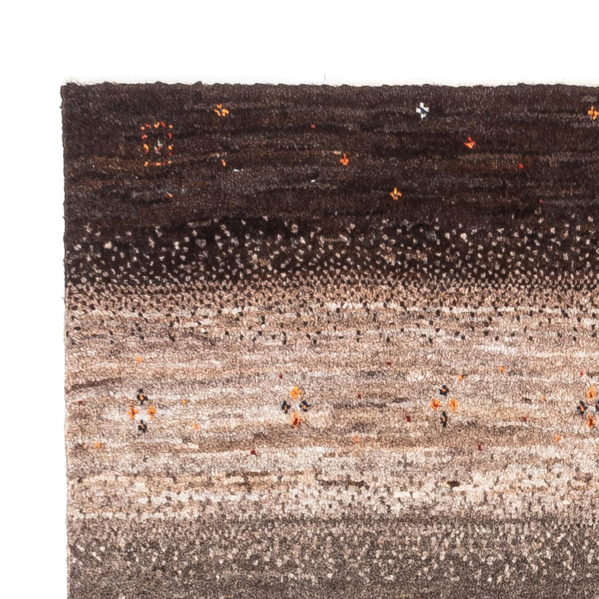 Gabbeh Teppich - Loribaft Perser - 127 x 82 cm - grau