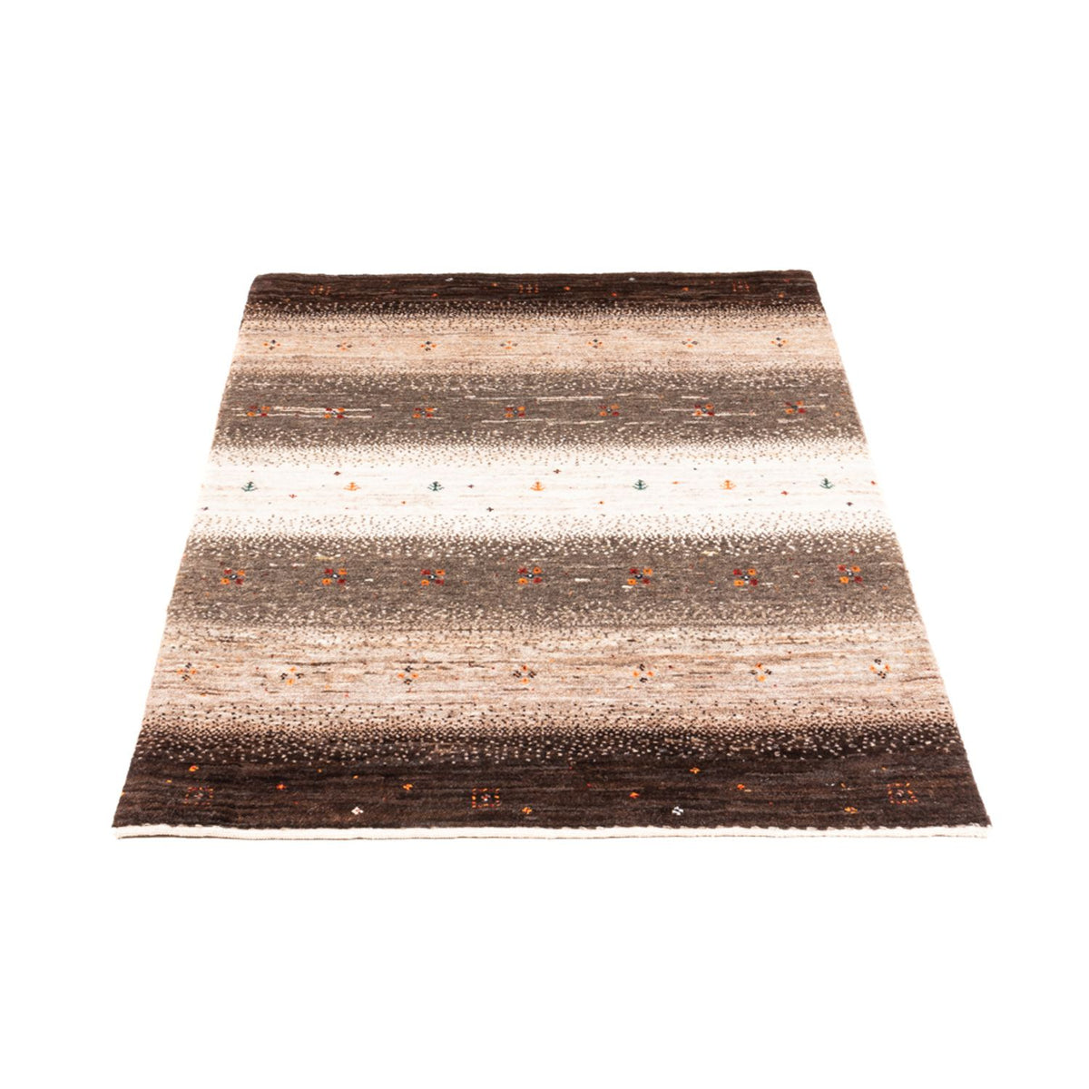 Gabbeh Teppich - Loribaft Perser - 127 x 82 cm - grau