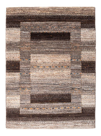 Gabbeh Teppich - Loribaft Perser - 122 x 84 cm - grau