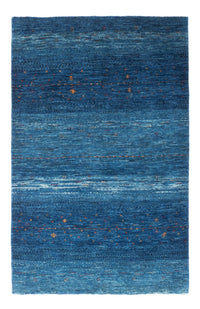 Gabbeh Teppich - Loribaft Perser - 132 x 84 cm - blau