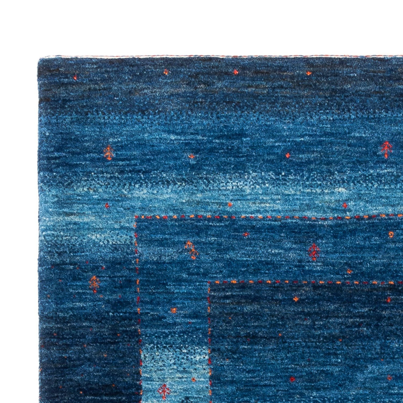 Gabbeh Teppich - Loribaft Perser - 190 x 128 cm - blau
