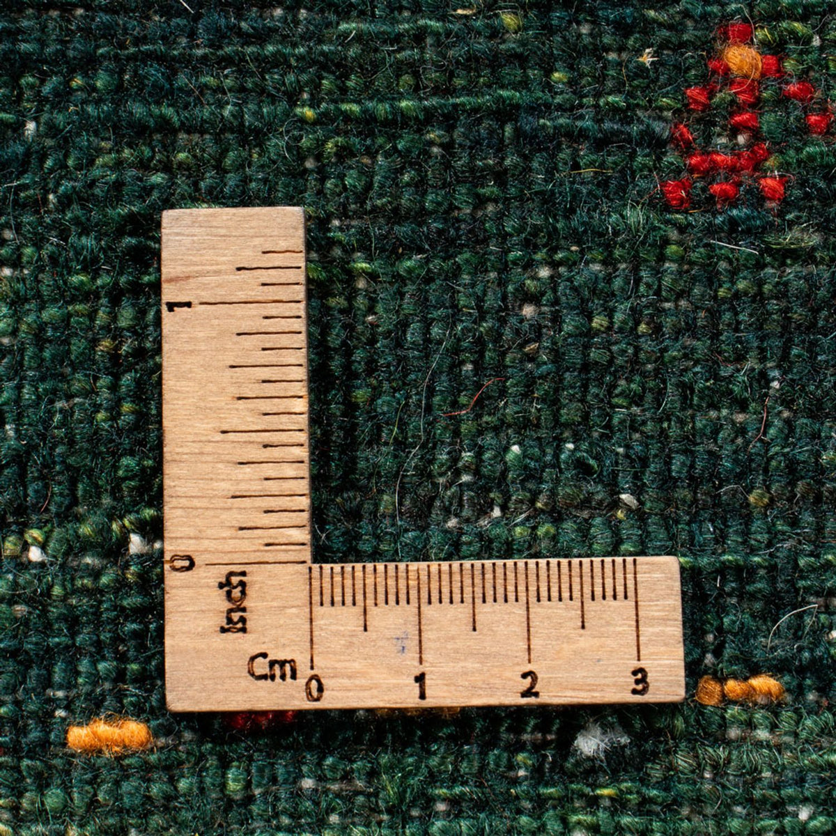 Gabbeh Teppich - Loribaft Perser - 314 x 233 cm - grün