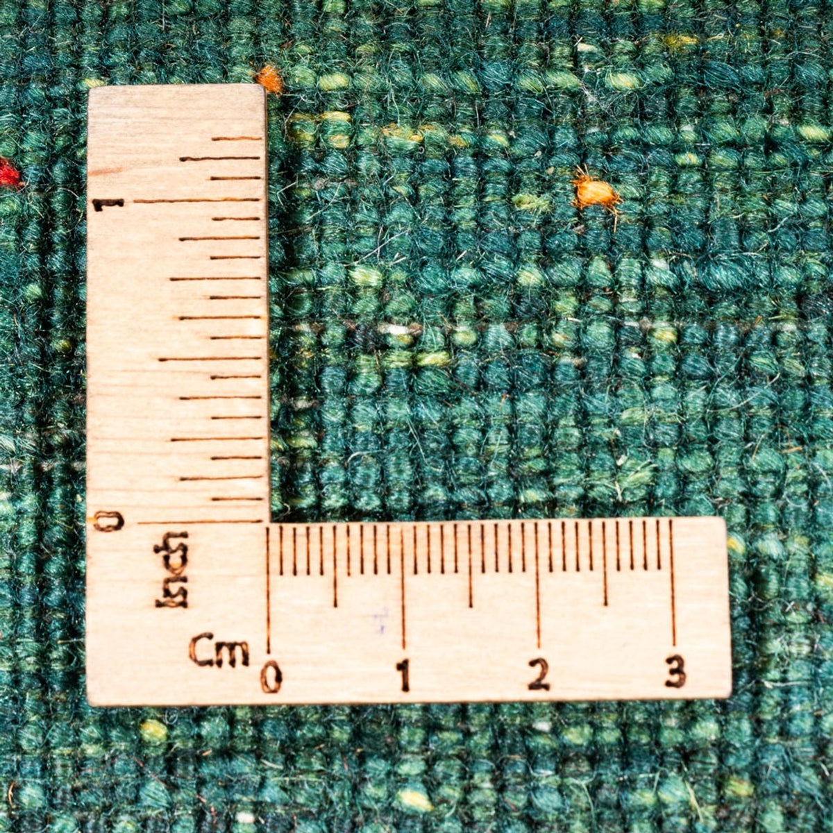 Gabbeh Teppich - Loribaft Perser - 147 x 100 cm - grün