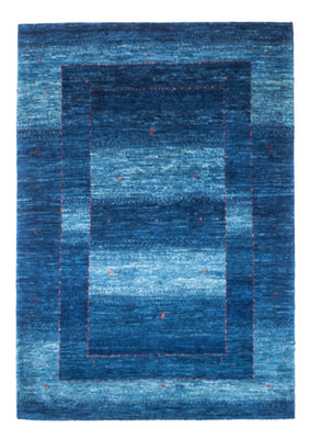 Gabbeh Teppich - Loribaft Perser - 145 x 101 cm - blau