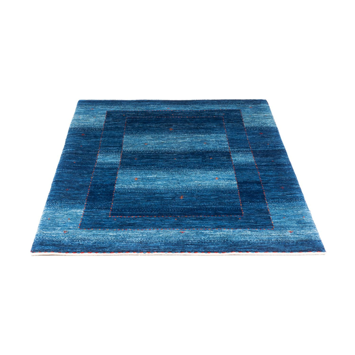 Gabbeh Teppich - Loribaft Perser - 145 x 101 cm - blau