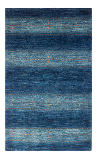 Gabbeh Teppich - Loribaft Perser - 135 x 82 cm - blau