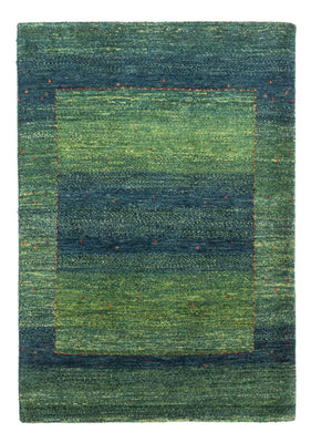 Gabbeh Teppich - Loribaft Perser - 123 x 85 cm - grün