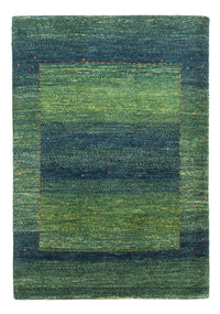 Gabbeh Teppich - Loribaft Perser - 123 x 85 cm - grün