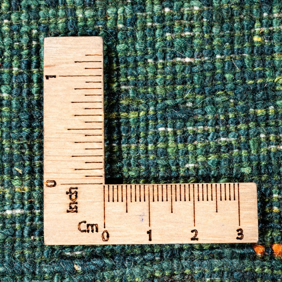 Gabbeh Teppich - Loribaft Perser - 107 x 78 cm - grün