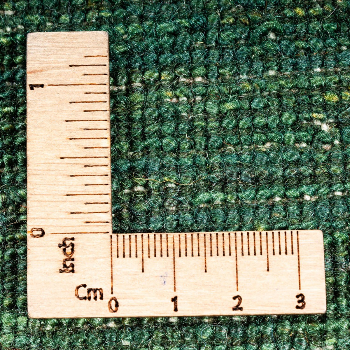 Gabbeh Teppich - Loribaft Perser - 162 x 132 cm - grün