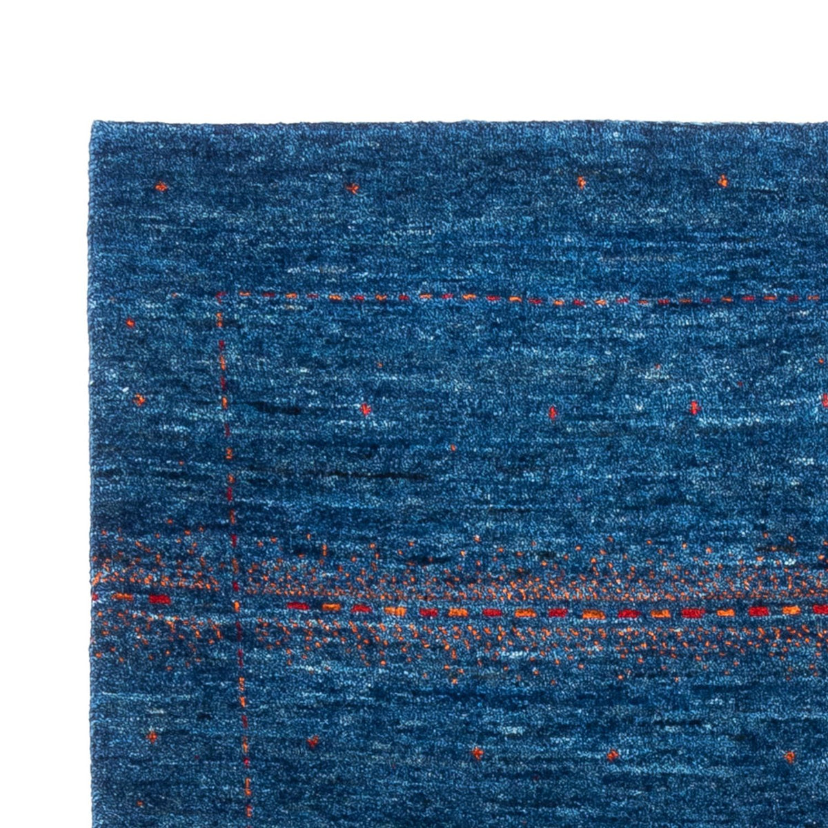 Gabbeh Teppich - Loribaft Perser - 173 x 113 cm - blau