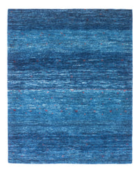 Gabbeh Teppich - Loribaft Perser - 130 x 100 cm - blau