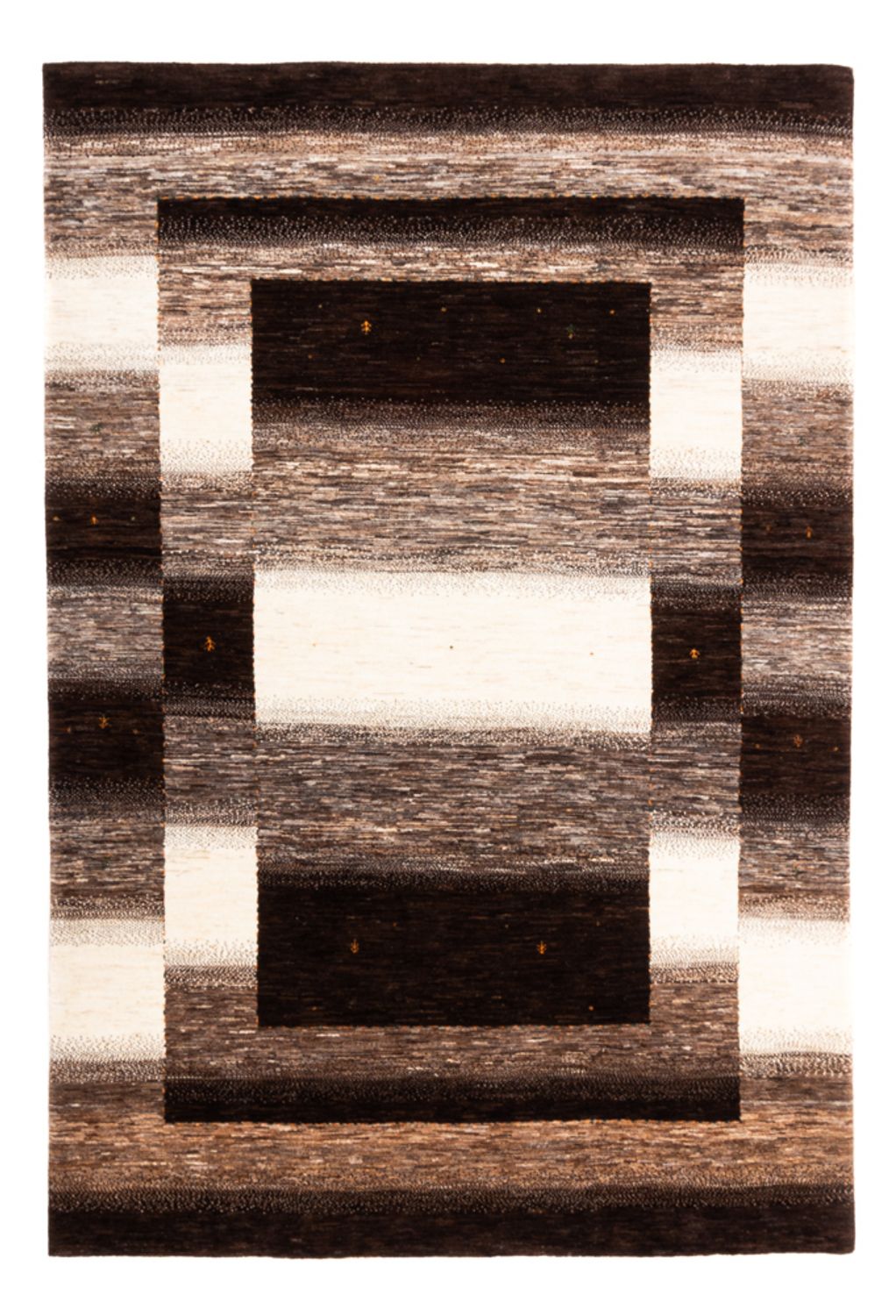 Gabbeh Teppich - Loribaft Perser - 246 x 170 cm - grau